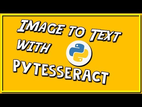 Image to Text with Python - pytesseract 💥 👍 2022