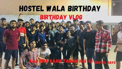Hostel wala birthday | CCS University | Meerut | birthday vlog | college vlog |