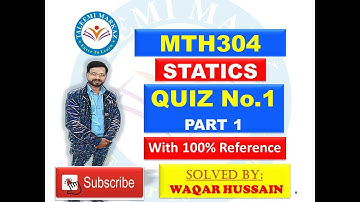 MTH304 quiz no 1 solution by taleemi markaz part 1