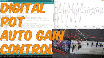 Op Amp Auto Gain with Arduino and a Digital Potentiometer