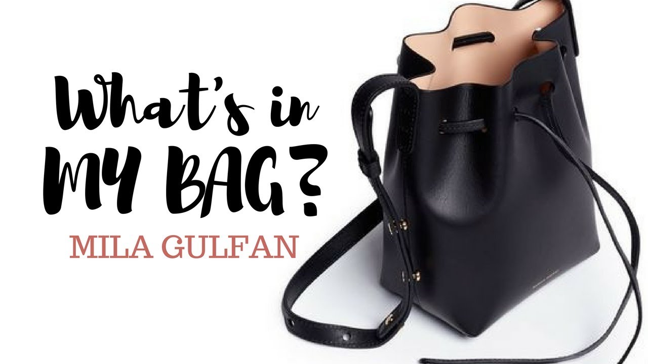 What's In My Bag  Mansur Gavriel Mini Mini Bucket Bag - What Fits