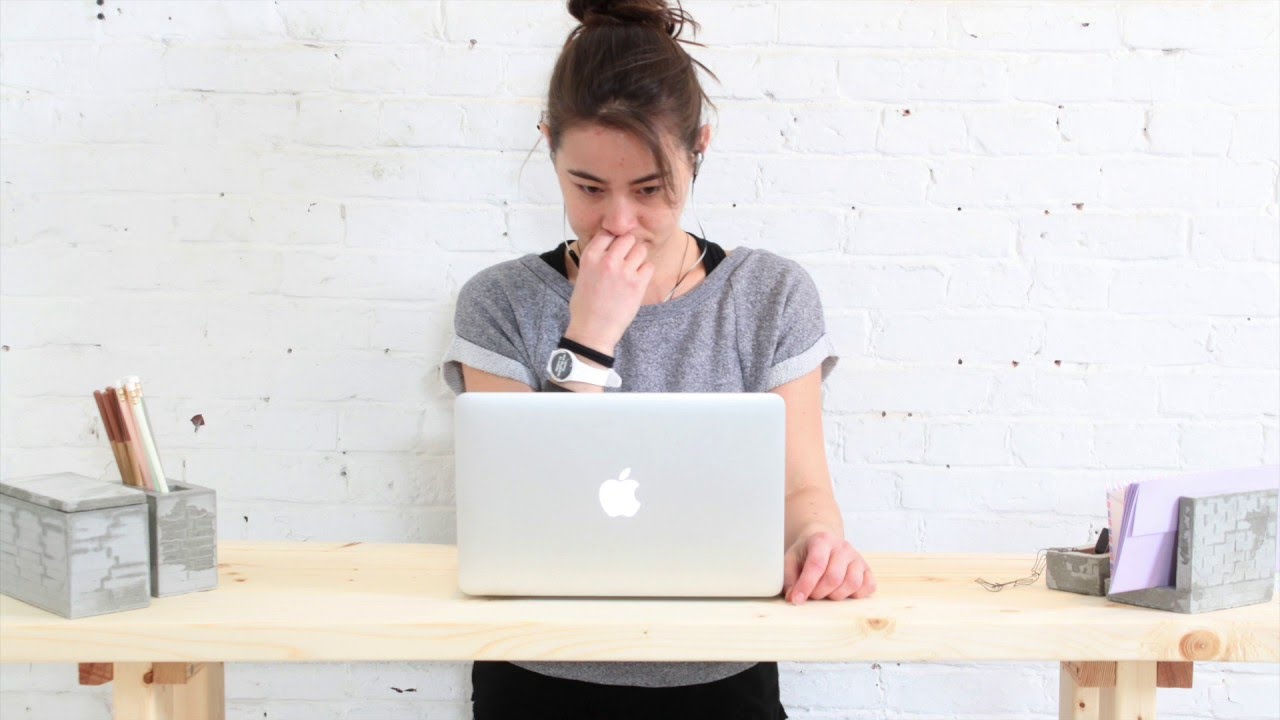How To Make A Standing Desk Youtube