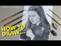 How To Draw Ginny Weasley with Tom Riddle’s Diary (Bonnie Wright in the Harry Potter Movies)