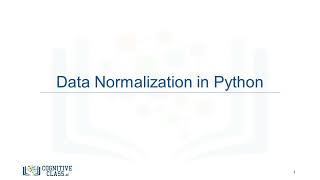 Data Normalization in Python