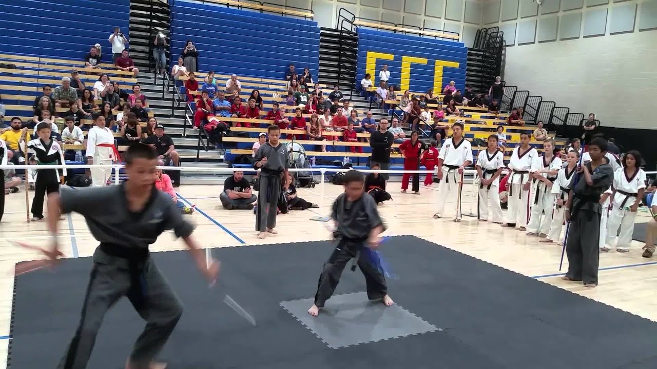 Robert Casanave with Chozen Martial Arts demo team YouTube