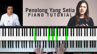 Video thumbnail of "Penolong Yang Setia - Melitha Sidabutar (Piano Tutorial + Not Angka)"