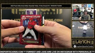 2023 Panini Elite Extra Edition Baseball Hobby 10 Box Break #18