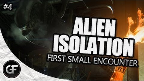 Alien Isolation Walkthrough part 4 - First Small Encounter