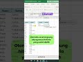 ⚡ Trik Excel Cepat yang Jarang Diketahui! #belajarexcel #excelpemula #exceltips #excel #exceldasar