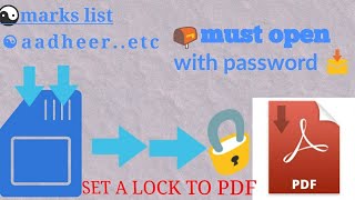 How to convert photos into pdf(Portable Document Format)|||by entering the password| Qis it || screenshot 5