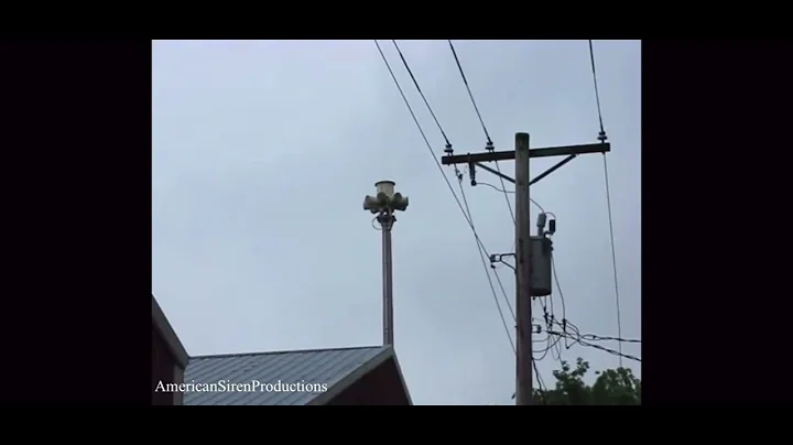 Sentry 7V8-B Sturmsirenentest, Winfield, Mo (2015 or 16)
