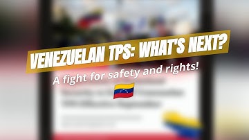 Venezuelan TPS Extension: What Now? 🇻🇪🤔