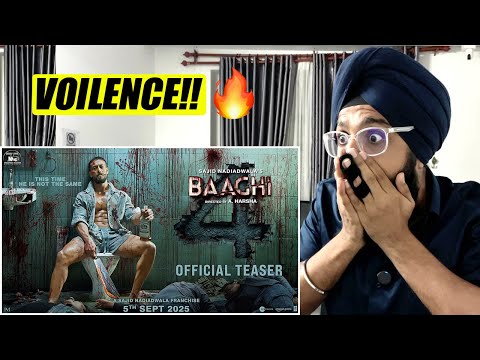 Baaghi 4 Teaser REACTION Tiger Sanjay Harnaaz Sonam Sajid Nadiadwala