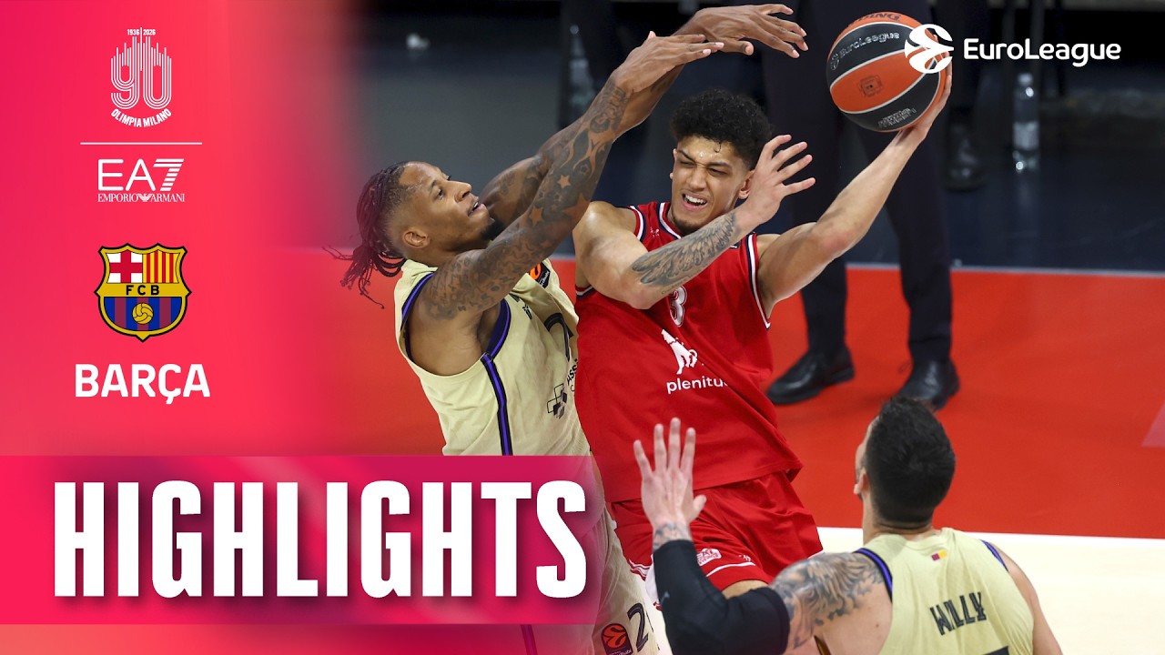 27-Point Lead NEARLY Gone | Milan - Barcelona | R30 BASKETBALL HIGHLIGHTS 2025-26