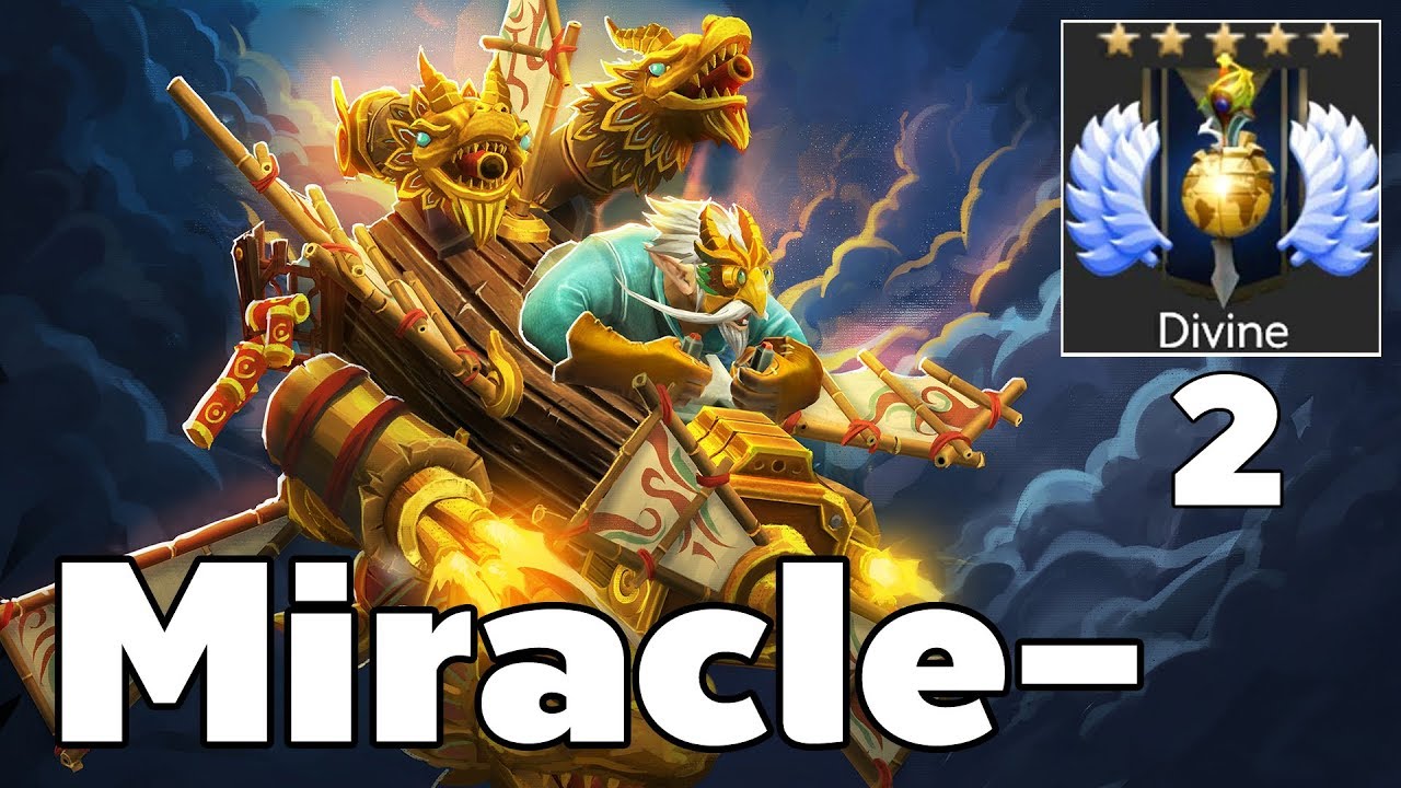 Dota2 Miracle- Pro Gyrocopter Carry Full Gameplay