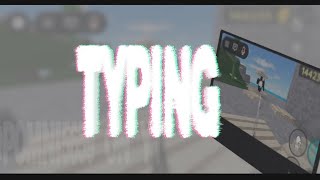 Typing // タイプ // TW: Flashing Lights, A lot of Motion.