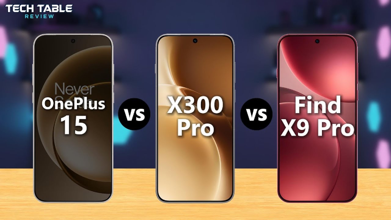 OnePlus 15 VS Vivo X300 Pro VS Oppo Find X9 Pro– Full Comparison!