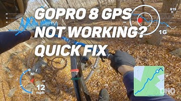 gopro 8 gps not working