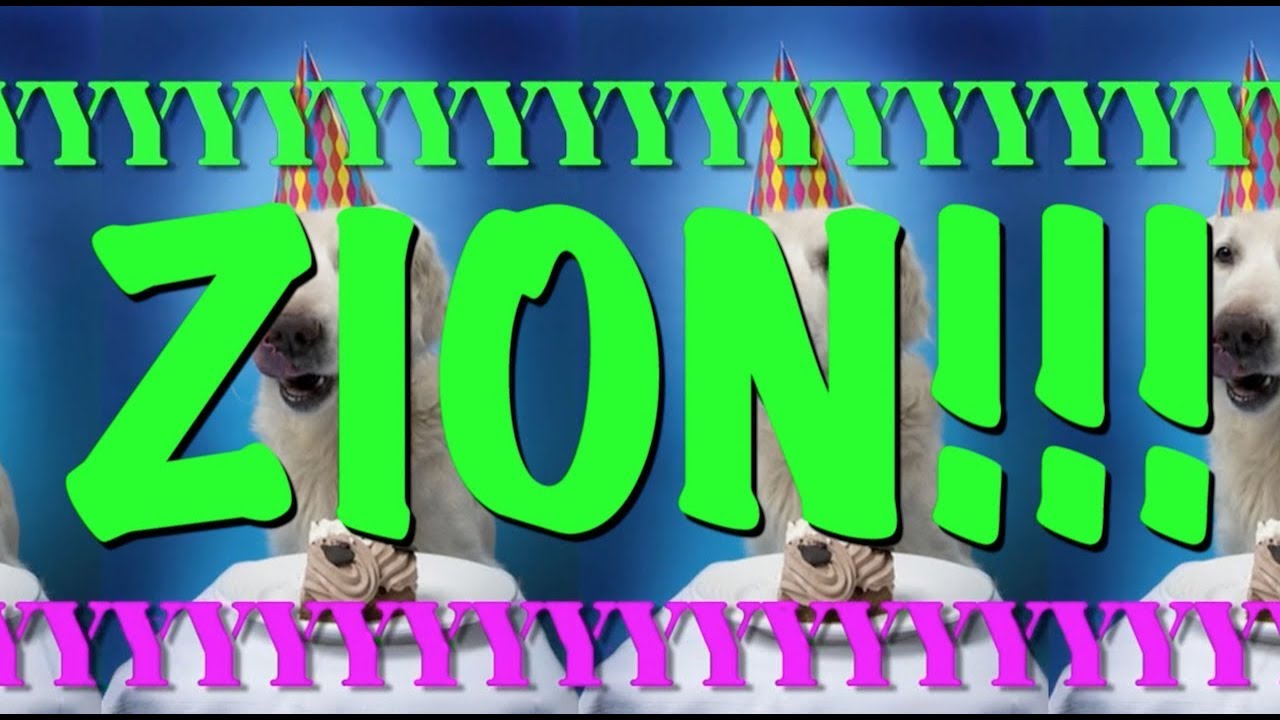 HAPPY BIRTHDAY ZION! EPIC Happy Birthday Song YouTube