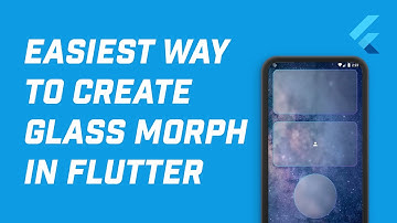 Easiest Way to Create Glass Morphism Effect in Flutter!