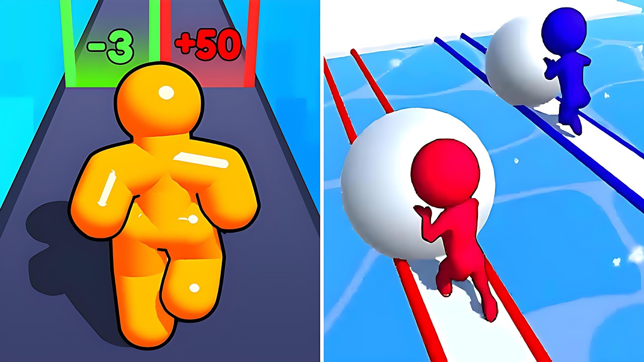 Tall Man Run 🆚 Snow Race 99999 Levels Walkthrough Gameplay M2F7