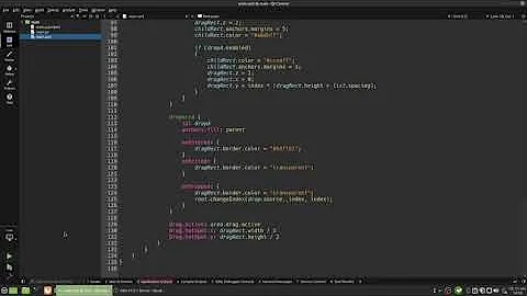 Drag&drop in ListView QML [Updated, added animation]