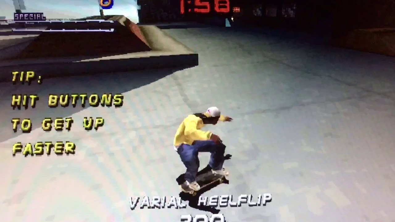 PS1 / Tony Hawks Pro Skater 2 THPS2 / Secret Tape line School II with