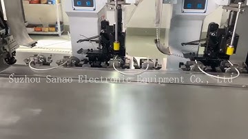 Automatic Wire Crimping and Shrink Tube Marking Inserting Machine