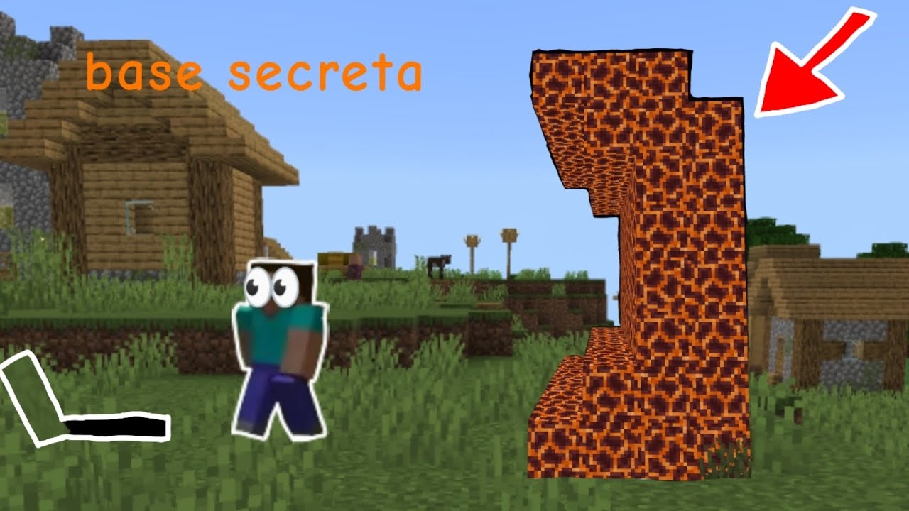 Se escondi do tsunami de lava no Minecraft 🌋