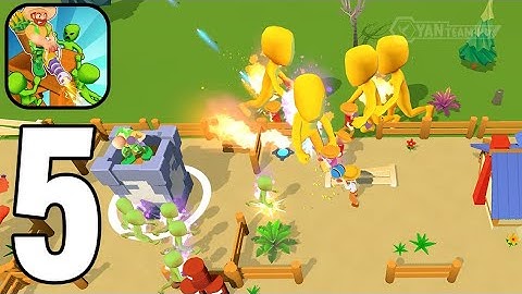 Farm Defense: Survival Z - Gameplay Walkthrough Part 5 Tutorial Defeating Zombies (Android,iOS)