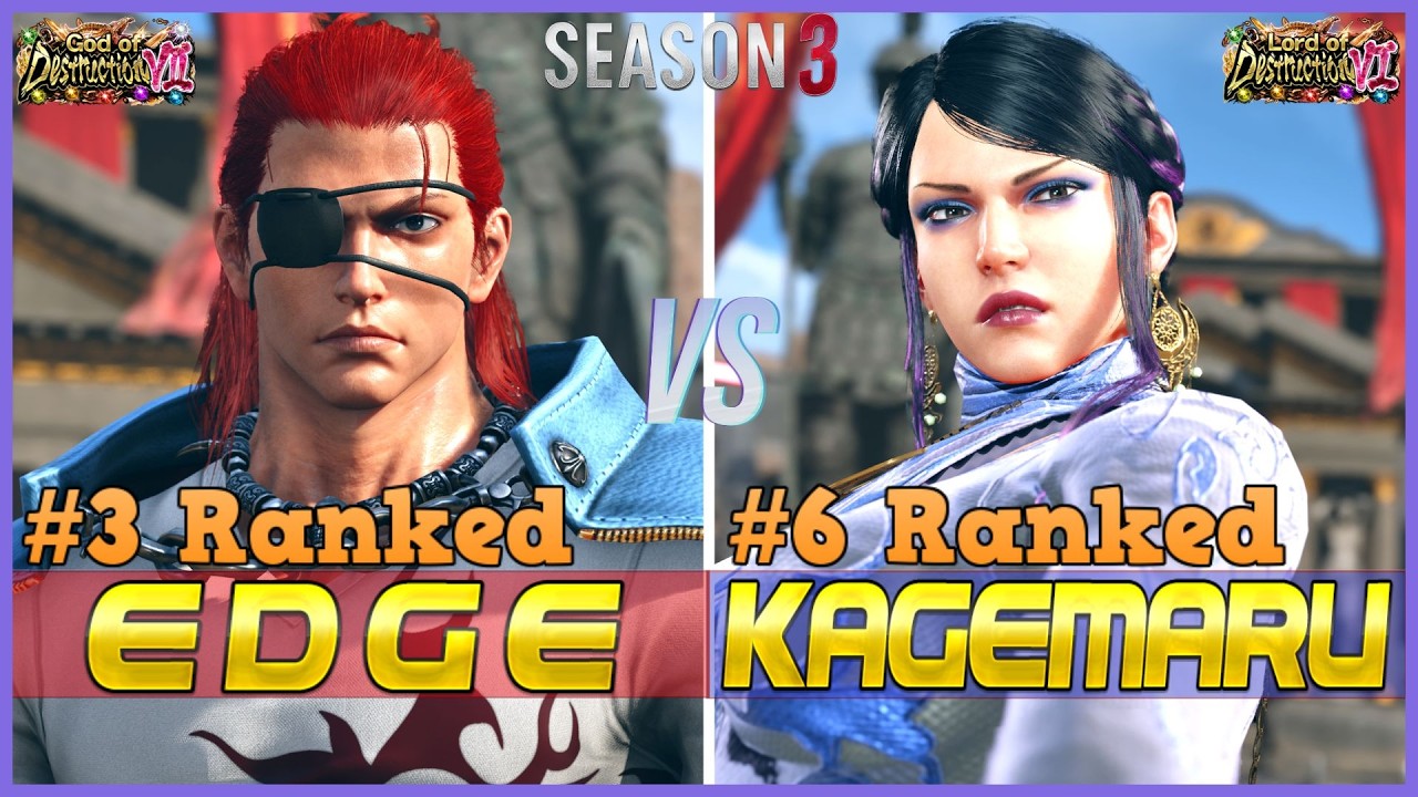 T8 S3 ▱ EDGE (#3 Ranked Hwoarang) Vs KAGEMARU (#6 Ranked Zafina