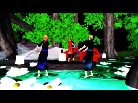 【Gintama MMD】沖田総悟とささの葉さらら.｡.:*･ﾟ✦☆✴