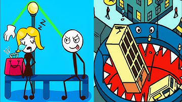 🏂 Thief Puzzle 🆚 Hole.io- Satisfying ASMR Gameplay Showdown on Android & iOS #gaming #ios #games 