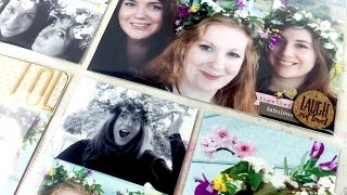 Project Life KIT CRASHERS ~ 001 Process Video Double Page! + + +INKIE QUILL