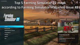 Top 5 Farming Simulator 22 Maps – Do You Agree 🚜🌾 #fs22