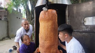 Bà Tân Vlog - Chiêu Đãi Cả Làng Con Lợn Quay Nổ Cốm 100Kg Và Cái KẾt