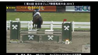 全日本ジュニア障害馬術大会　スピード&ハンディネス競技　８位入賞！