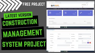 Free construction project management software  | Construction management system project in php screenshot 5