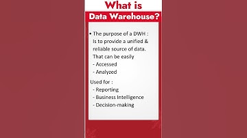 What is Data Warehouse ? | Most Asked Interview Q&A