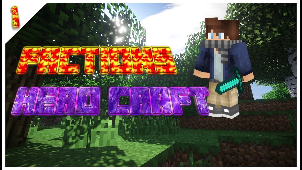 Minecraft Factions HeroCraft - 3v1ing Head-Mod! EPIC - YouTube