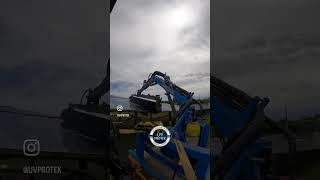 Solar Farm Cleaning Sunbrush #solarpanelcleaning