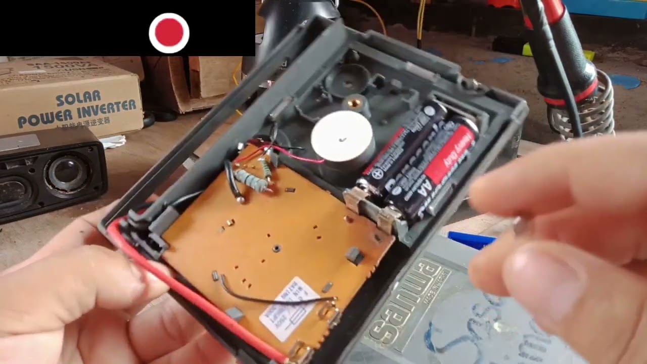 Multi tester ito pala kadalasan sira nya 👍 orig sanwa tester repair tutorial