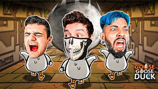 AS ARMADILHAS SÃO PERIGOSAS NO GOOSE GOOSE DUCK! - c/ VX, Souzones, Guinas, Gabs e +