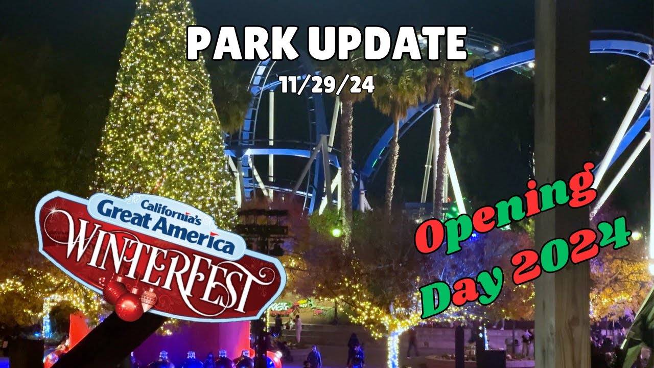 california-s-great-america-winterfest-2024-opening-day-youtube