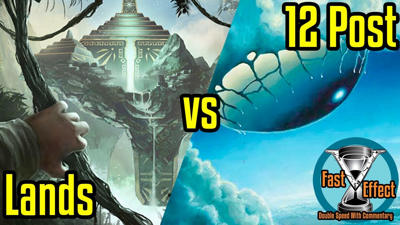 Lands vs 12 Post | ELD Legacy Open Finals | Magic: the Gathering w/Commentary | Fast Effect