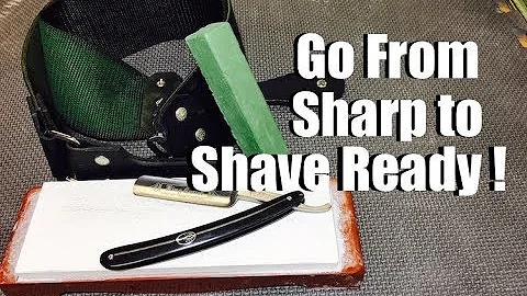 Straight Razor - Go From Sharp To Shave Ready !