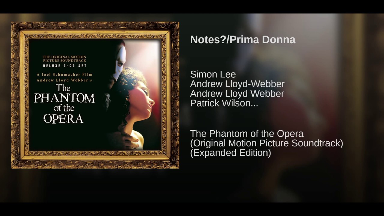 Andrew Lloyd Webber Notes Prima Donna Film Version Lyrics