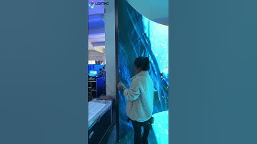 Flexible LED display screens #leddisplay #ledscreen #tech #creative #advertising