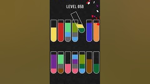 water sort puzzle - level 659
