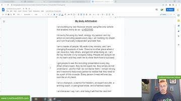 LiveGood | The Power Of Manifestation & Daily Affirmations | Build Your Empire Now